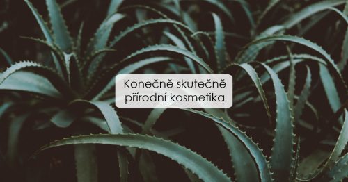 Konečně skutečně přírodní kosmetika