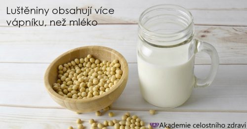 Luštěniny, Obiloviny, Mléko