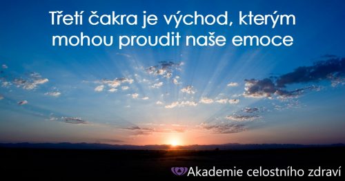 3. Čakra Solar plexus