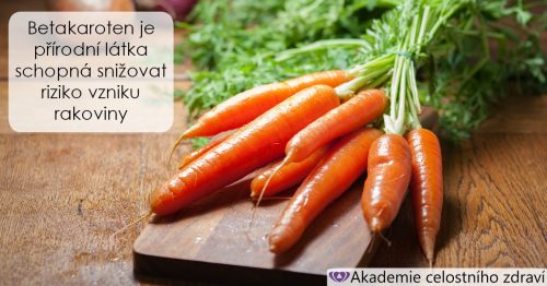 Betakaroten – můžete se zachránit